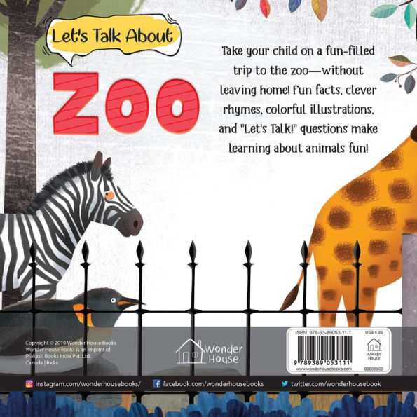 Zoo: Illustrated Book On Zoo Animals