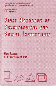 Title: First Handbook of Psychological and Social Instruments, Author: Udai Pareek