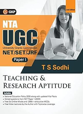 NTA UGC (NET/SET/JRF ) 2021 Paper I - Teaching & Research Aptitude 2ed by T.S. Sodhi