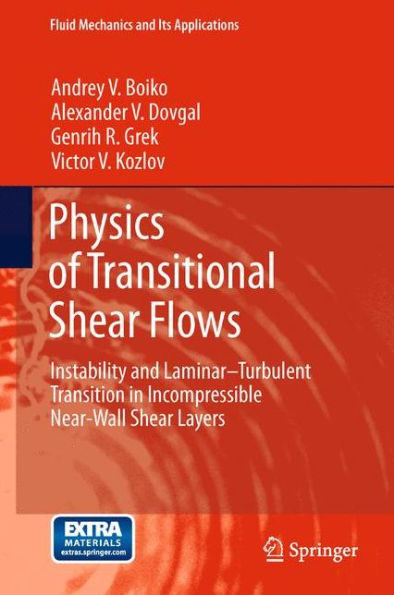 Physics of Transitional Shear Flows: Instability and Laminar-Turbulent Transition Incompressible Near-Wall Layers