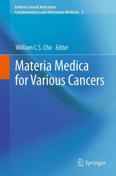 Materia Medica for Various Cancers / Edition 1