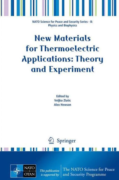 New Materials for Thermoelectric Applications: Theory and Experiment