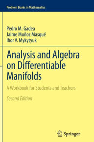 Title: Analysis and Algebra on Differentiable Manifolds: A Workbook for Students and Teachers, Author: Pedro M. Gadea