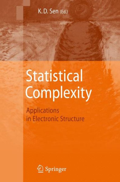 Statistical Complexity: Applications in Electronic Structure