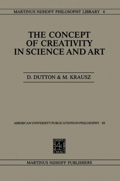 The Concept of Creativity in Science and Art