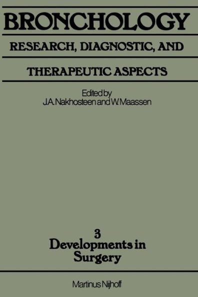 Bronchology: Research, Diagnostic, and Therapeutic Aspects: Proceedings of the Second World Congress for Bronchology, held at Dï¿½sseldorf, FRG, 2-4 June 1980