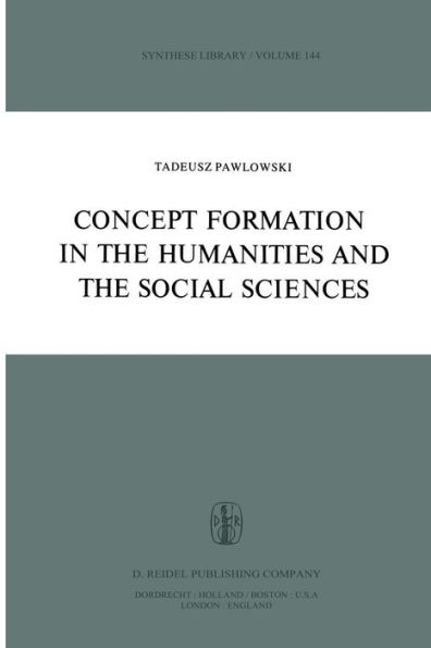 Concept Formation the Humanities and Social Sciences