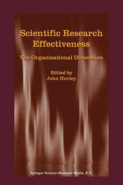 Scientific Research Effectiveness: The Organisational Dimension