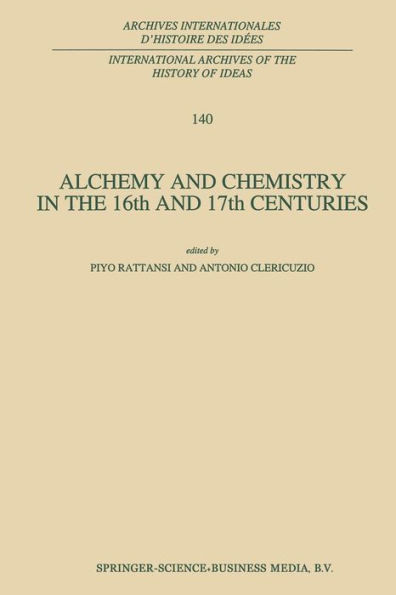 Alchemy and Chemistry in the 16th and 17th Centuries