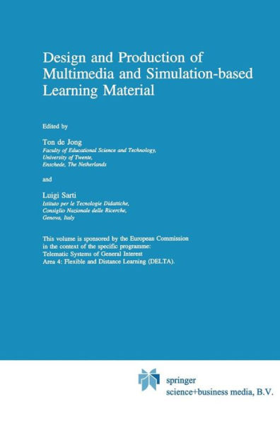 Design and Production of Multimedia and Simulation-based Learning Material