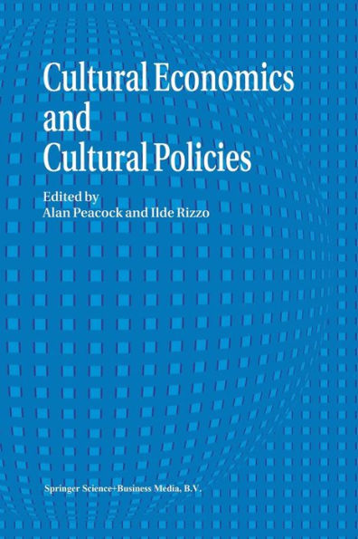 Cultural Economics And Cultural Policies