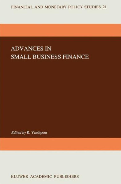 Advances Small Business Finance