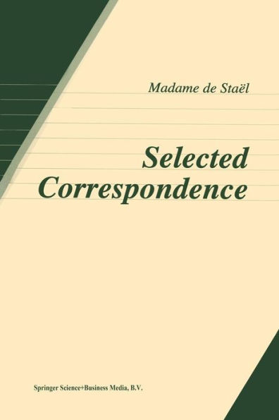 Selected Correspondence