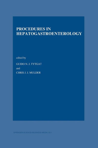 Procedures in Hepatogastroenterology / Edition 1