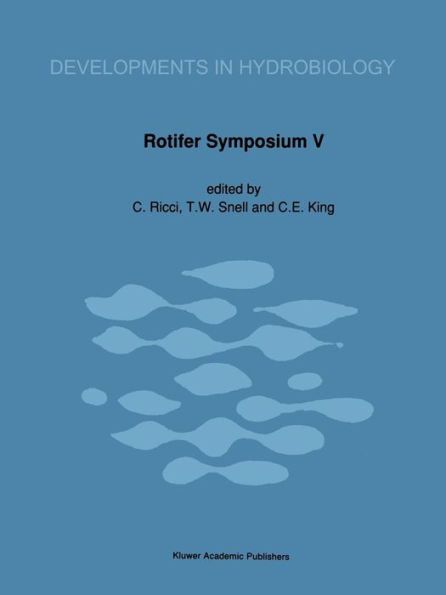 Rotifer Symposium V: Proceedings of the Fifth Rotifer Symposium, held in Gargnano, Italy, September 11-18, 1988