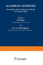 Algebraic Geometry: Proceedings of the Conference at Berlin 9-15 March 1988