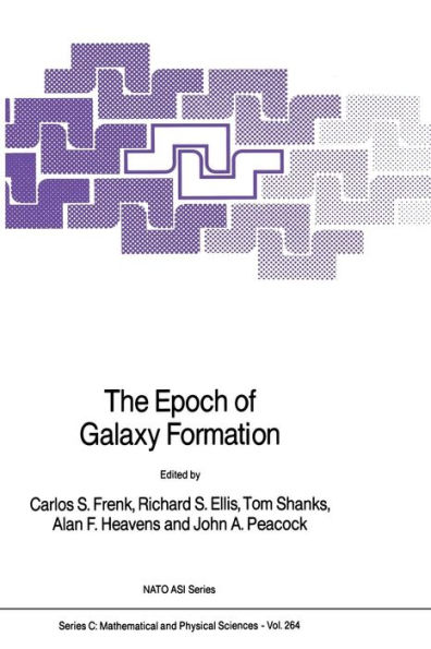 The Epoch of Galaxy Formation