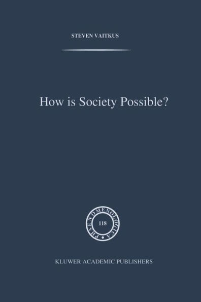 How is Society Possible?: Intersubjectivity and the Fiduciary Attitude as Problems of Social Group Mead, Gurwitsch, Schutz