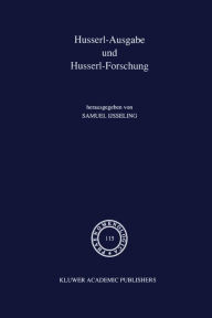 Title: Husserl-Ausgabe und Husserl-Forschung, Author: J.C. IJsseling