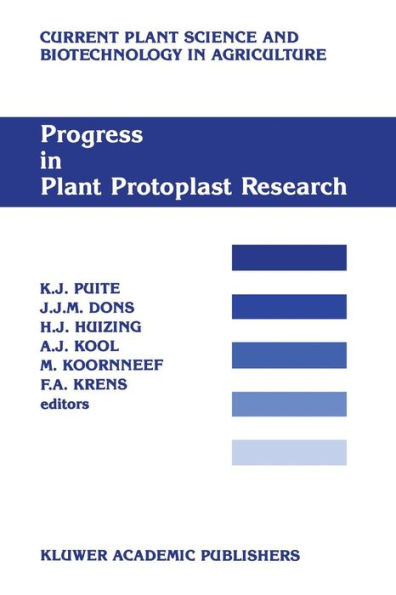 Progress in Plant Protoplast Research: Proceedings of the 7th International Protoplast Symposium, Wageningen, the Netherlands, December 6-11, 1987