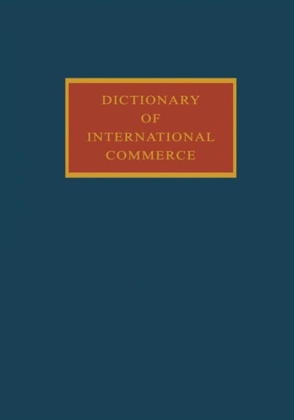 Dictionary of International Commerce