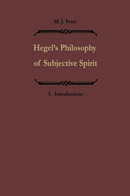 Hegels Philosophie des subjektiven Geistes / Hegel's Philosophy of ...