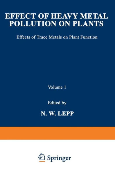 Effect of Heavy Metal Pollution on Plants: Effects of Trace Metals on Plant Function