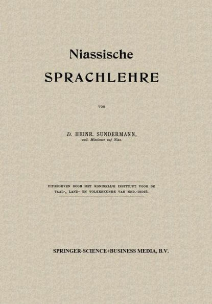 Niassische Sprachlehre