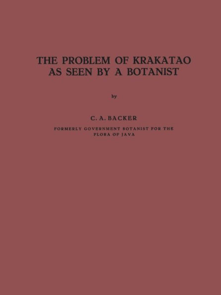 The Problem of Krakatao as Seen by a Botanist