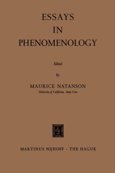 Essays in Phenomenology