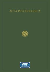 Title: Acta Psychologica: Volume III, Author: G. Révész