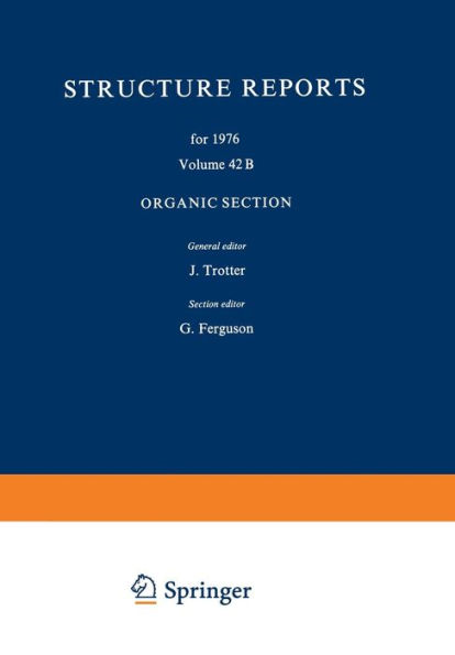 Structure Reports for 1976: Organic Section