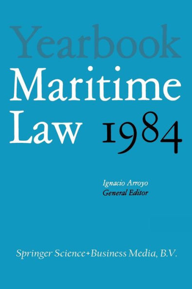 Yearbook Maritime Law: Volume I