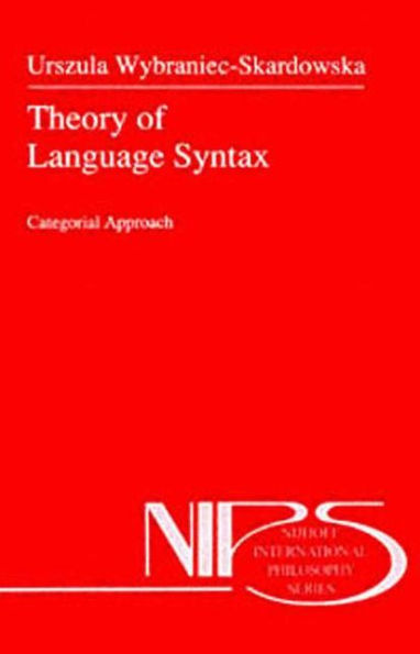 Theory of Language Syntax: Categorial Approach