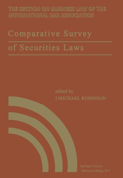 Comparative Survey of Securities Laws: A review of the securities and related laws of fourteen nations