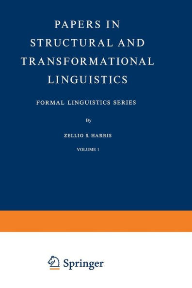 Papers in Structural and Transformational Linguistics