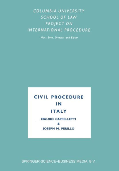 Civil Procedure in Italy