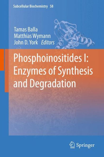 Phosphoinositides I: Enzymes of Synthesis and Degradation / Edition 1