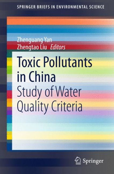 Toxic Pollutants China: Study of Water Quality Criteria