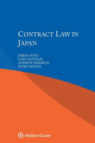 Title: Contract Law in Japan, Author: Hiroo Sono