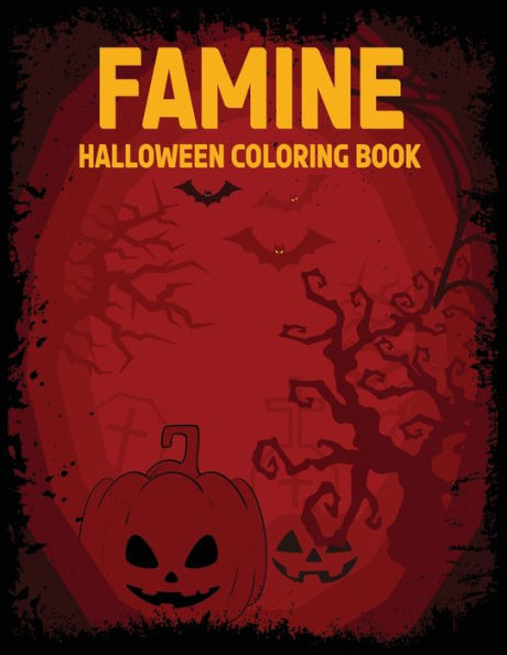 Famine: Famine: Halloween coloring book