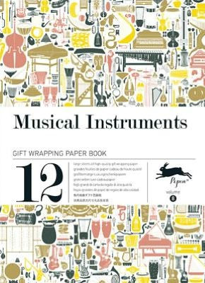 Musical Instruments: Gift Wrapping Paper Book Vol.8