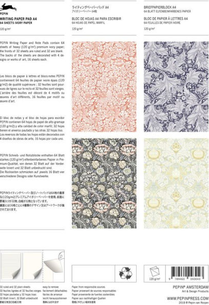 William Morris A4 Writing Paper Pad