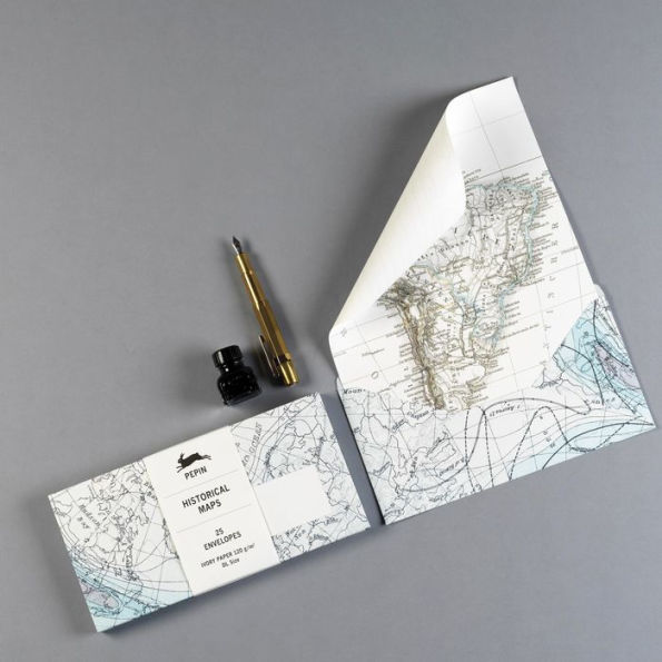 Historical Maps A4 Writing Paper Pad