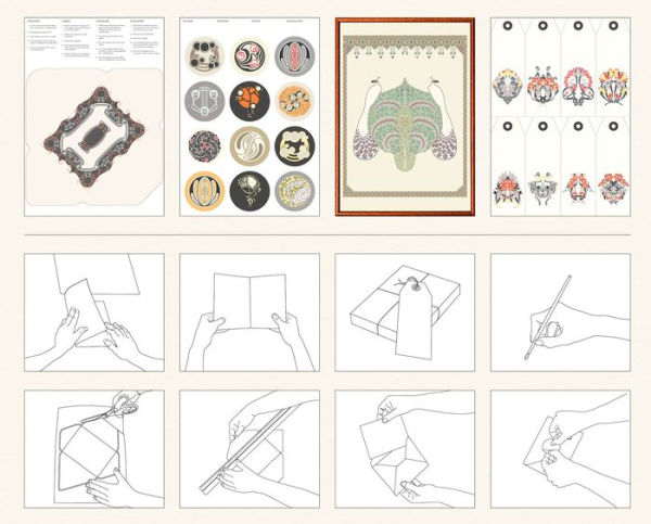 Art Nouveau Papercraft Book