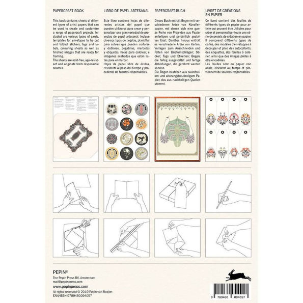 Art Nouveau Papercraft Book