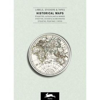 Historical Maps Label, Sticker & Tape Book