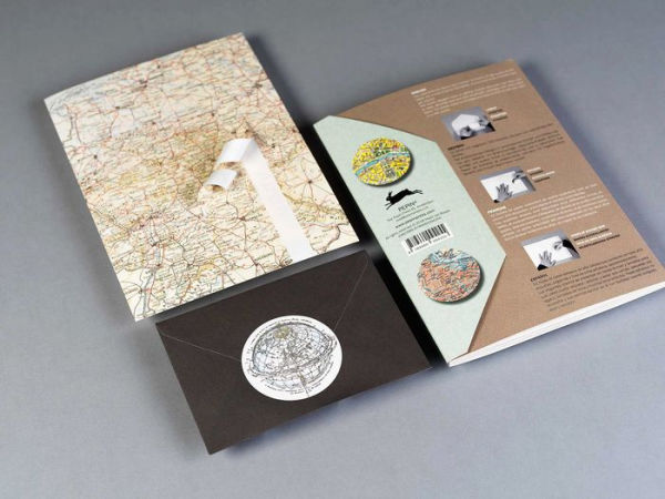 Historical Maps Label, Sticker & Tape Book