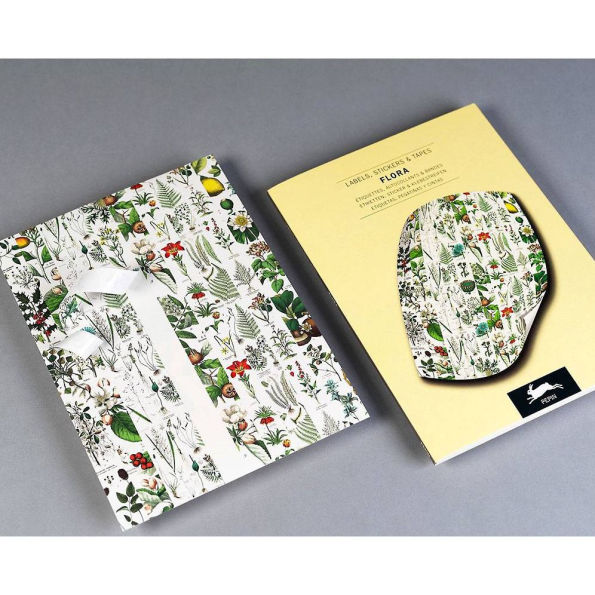 Flora Label, Sticker & Tape Book