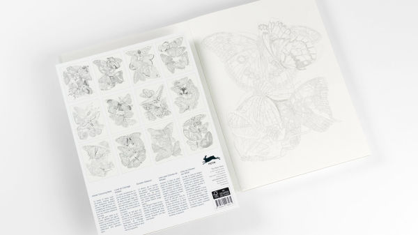 Butterflies Artists' Colouring Book
